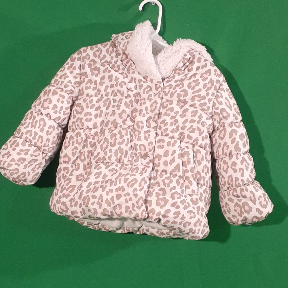 Carters sz 24M animal print fleece jacket